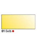 "Vitražiniai" skaidrūs dažai (Transparent Glass Paint) 20ml, Geltona (Yellow)