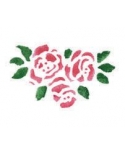 Trafaretas 13 x 16cm Rožių žiedai (Rose blooms)
